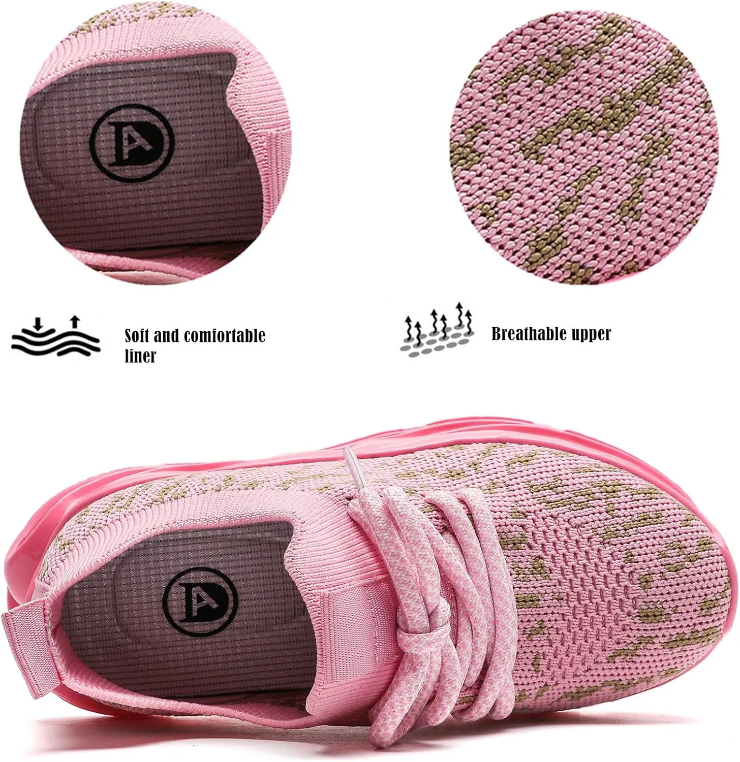 DADAWEN Boys Girls Sneakers Kids Lightweight Breathable Tennis Athletic Running Shoes for Toddler/Little Kid/Big Kid