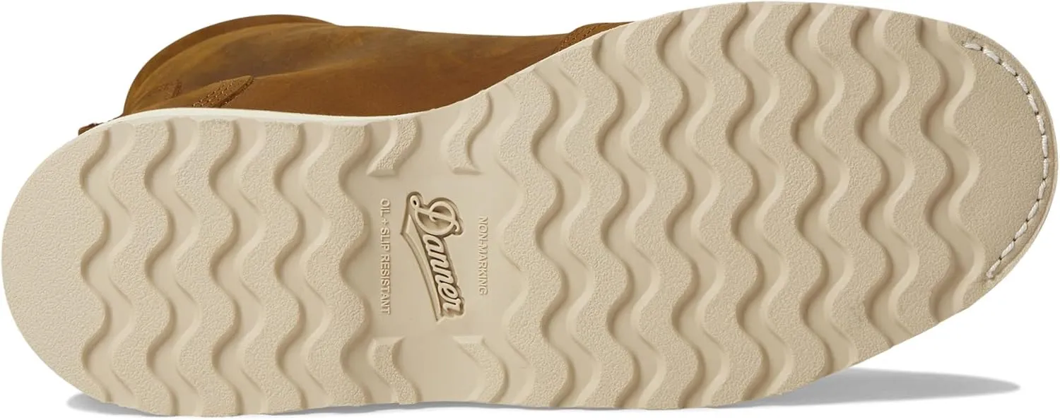 Danner Cedar River 8” Waterproof Aluminum Toe Work Boots for Men - Premium Leather with Breathable Danner Dry & Slip-Resistant Outsole, EH Rated