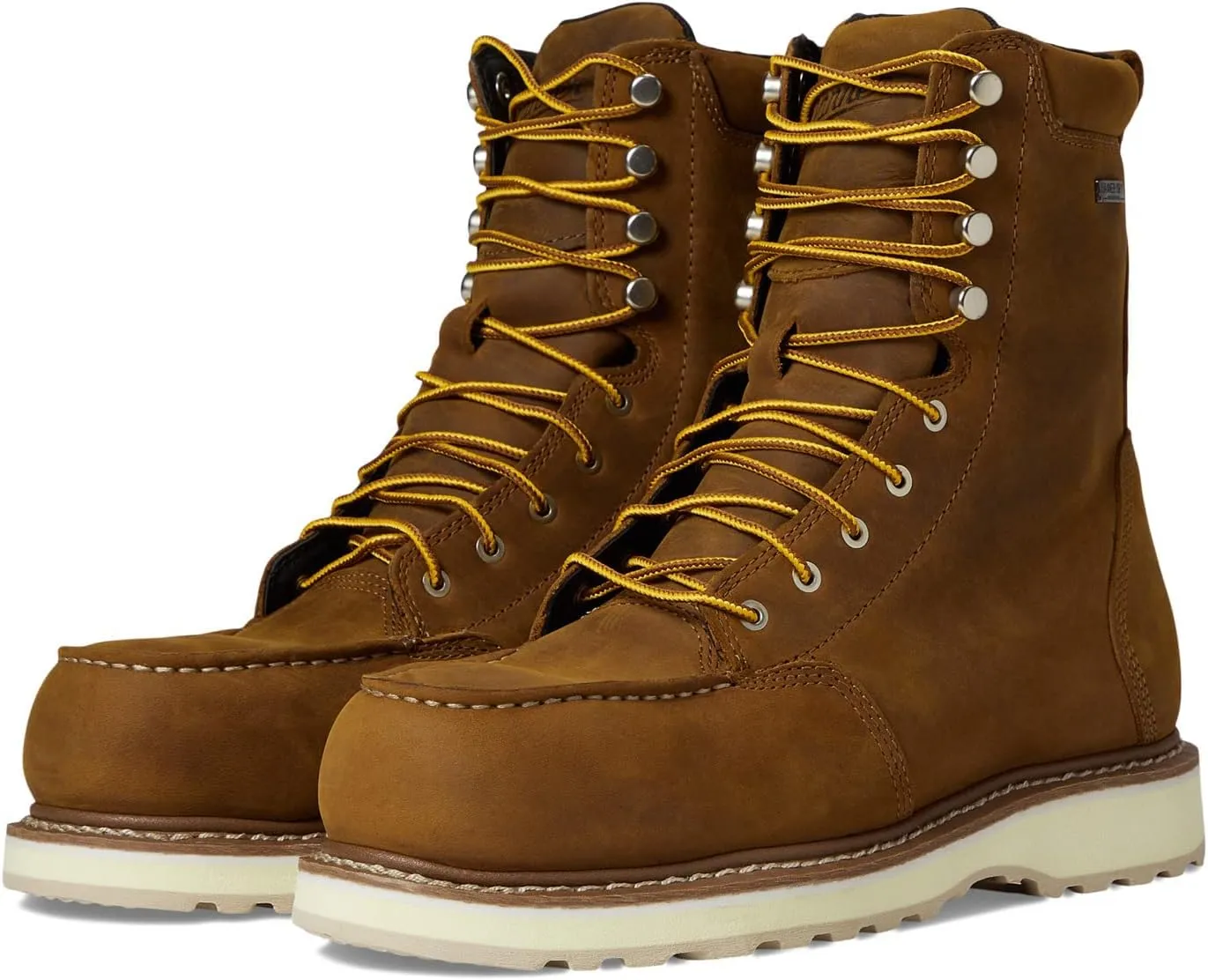 Danner Cedar River 8” Waterproof Aluminum Toe Work Boots for Men - Premium Leather with Breathable Danner Dry & Slip-Resistant Outsole, EH Rated