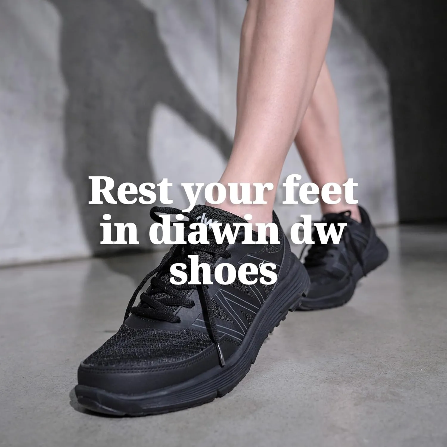 Diawin Wide Shoes for Women – Wide Toe Box, Smooth Interior, Breathable Design, Extra Depth – Perfect for Hallux, Sensitive, Swollen, Diabetic Feet, All-Day Comfort, Lightweight Walking & Foot Support