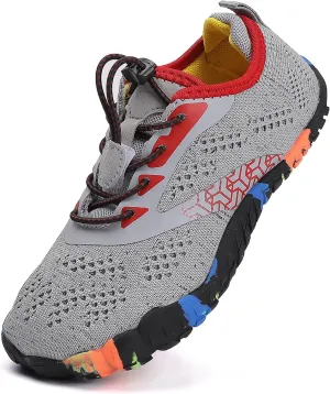 DimaiGlobal Kids Barefoot Shoes Boys Trail Running Shoes Girls Running Shoes Sneakers Athletic Tennis Shoes Toddler Little Kid Big Kid