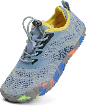 DimaiGlobal Kids Barefoot Shoes Boys Trail Running Shoes Girls Running Shoes Sneakers Athletic Tennis Shoes Toddler Little Kid Big Kid