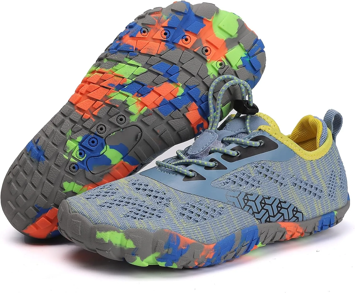 DimaiGlobal Kids Barefoot Shoes Boys Trail Running Shoes Girls Running Shoes Sneakers Athletic Tennis Shoes Toddler Little Kid Big Kid