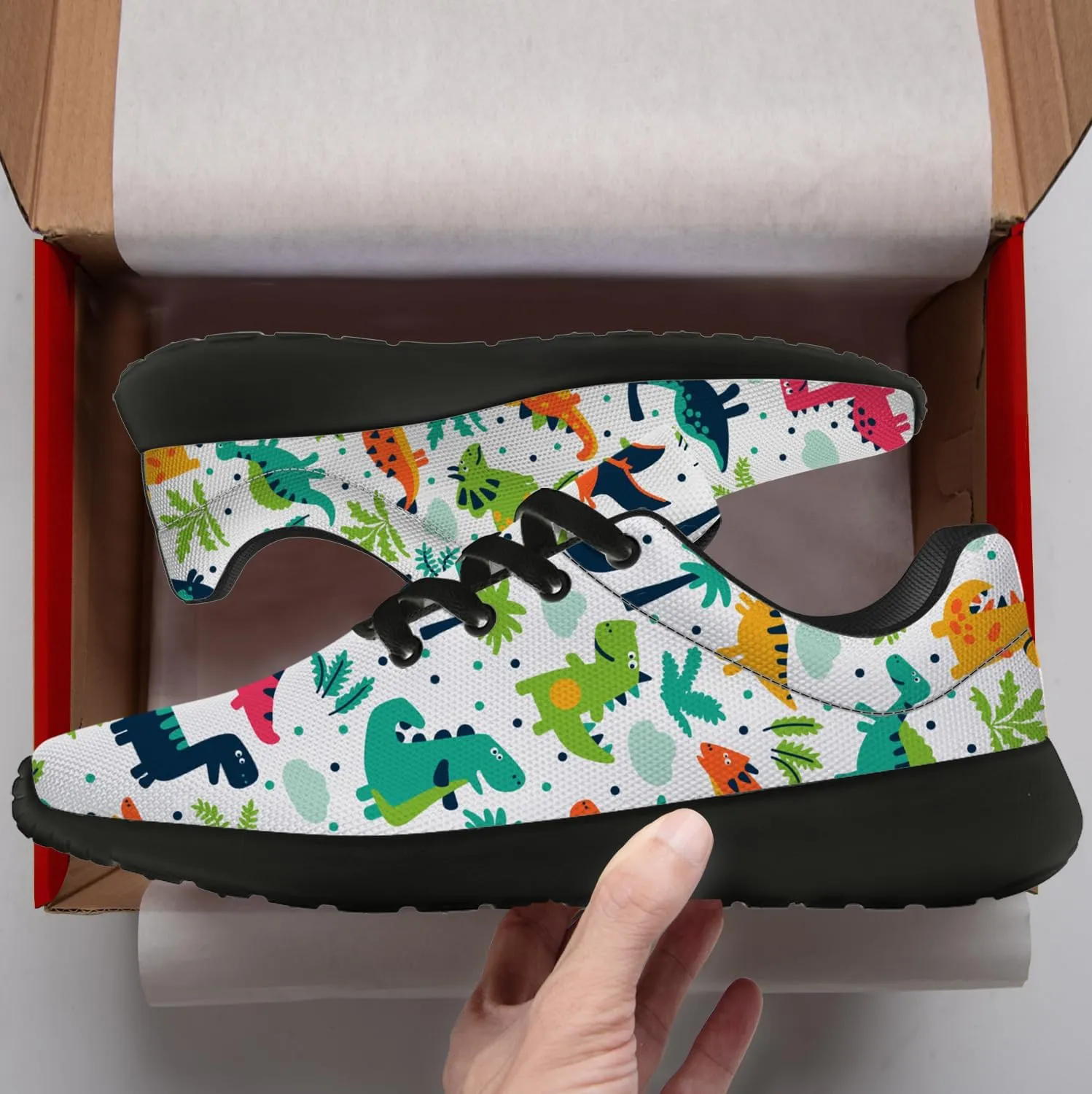 Dinosaur Shoes Womens Mens Running Shoes Cartoon Sneakers Gifts for Women Men