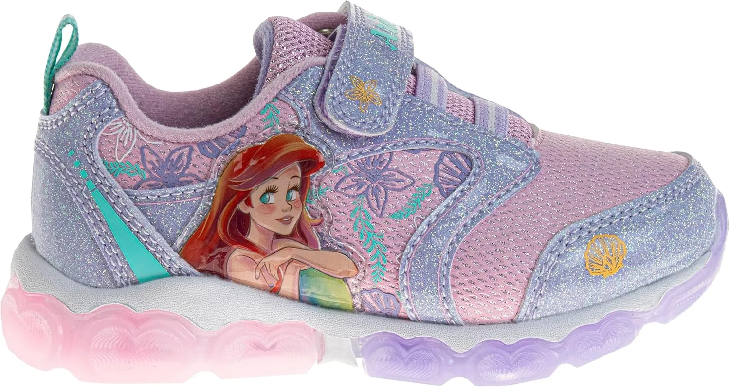 Disney Girls Moana Light Up Laceless Running Shoes (Toddler/Little Girl)
