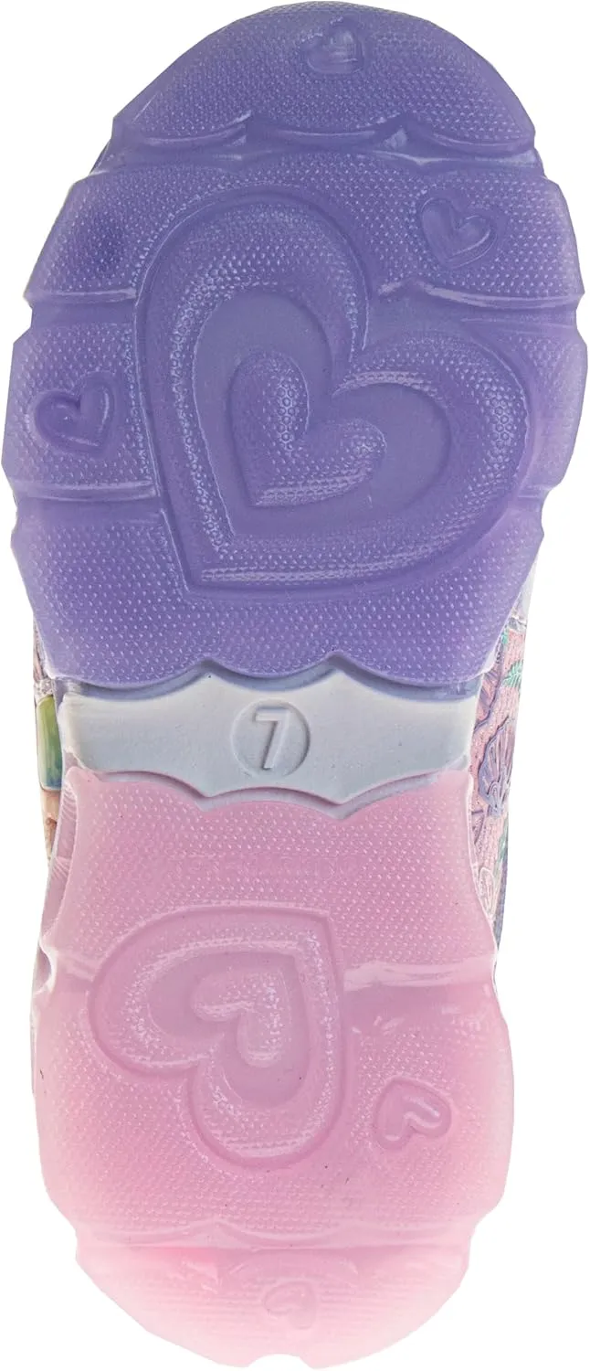Disney Girls Moana Light Up Laceless Running Shoes (Toddler/Little Girl)