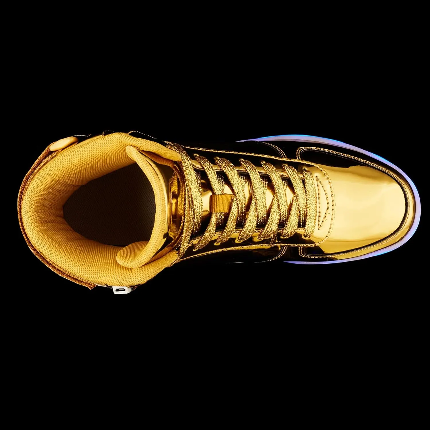 DIYJTS Unisex LED Light Up Shoes, Fashion High Top LED Sneakers USB Rechargeable Glowing Luminous Shoes for Men, Women, Teens