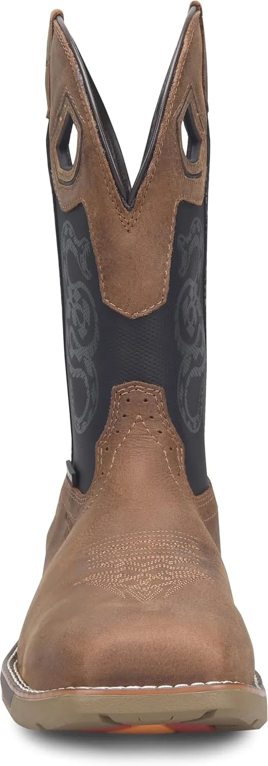 DOUBLE-H Men's Phantom Rider Serpentine 11" Waterproof Wide Square Composite Toe Roper Boots