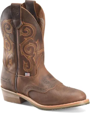 DOUBLE-H Men's Rockdale 11" U Toe Roper Boots