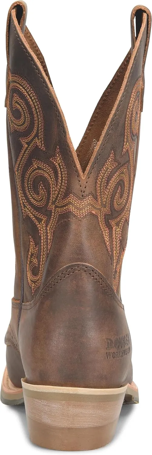 DOUBLE-H Men's Rockdale 11" U Toe Roper Boots