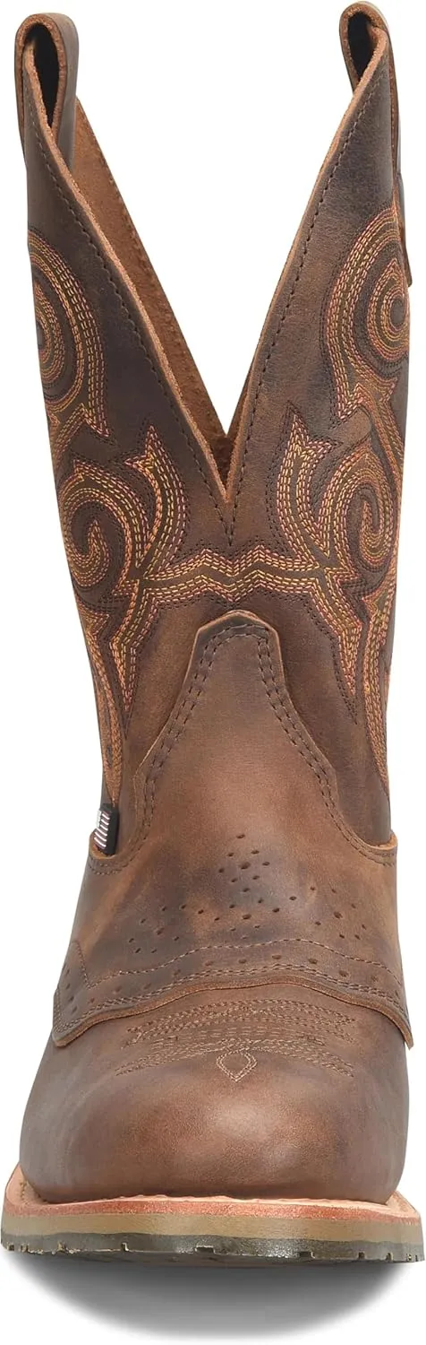 DOUBLE-H Men's Rockdale 11" U Toe Roper Boots