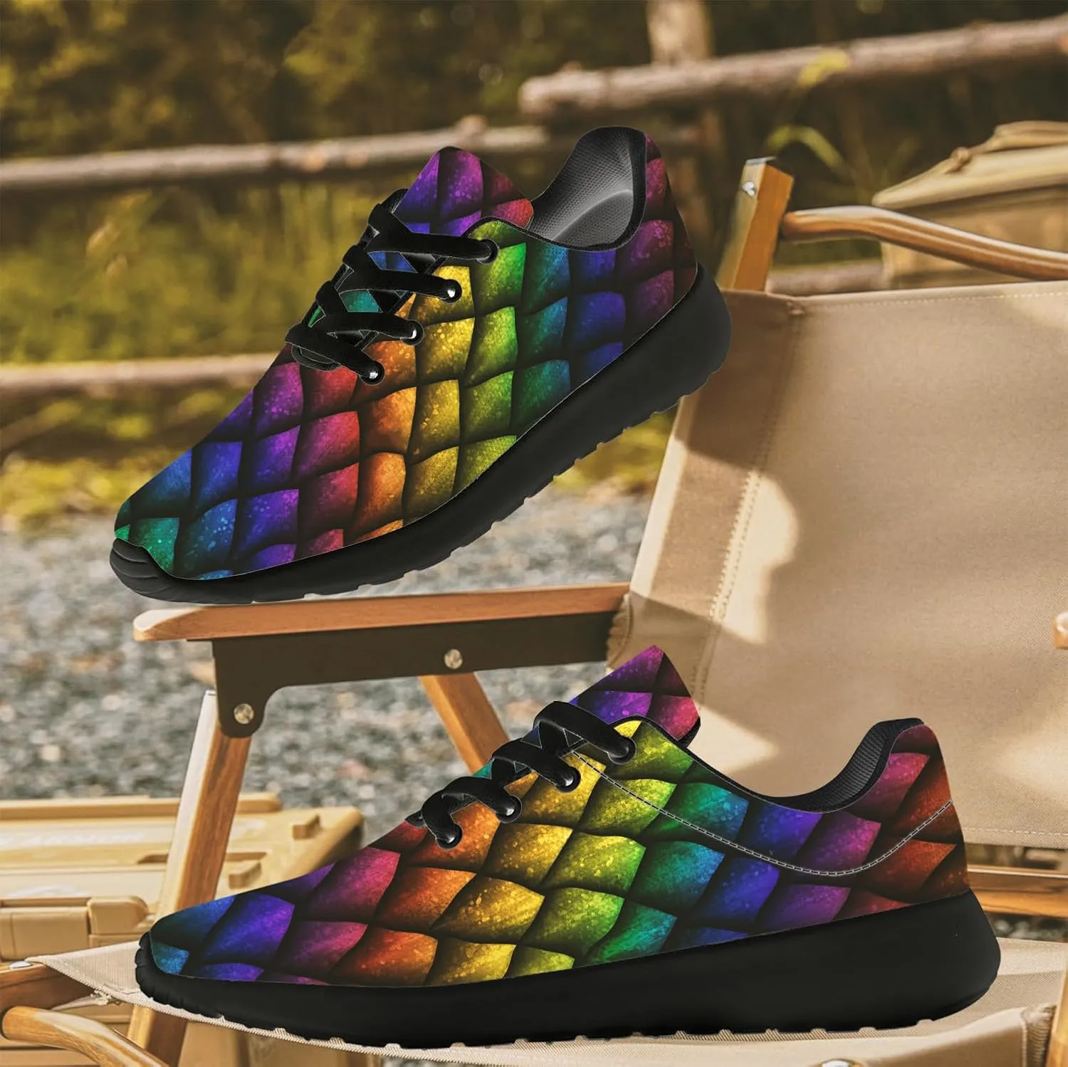 Dragon Scales Shoes for Men Women Running Shoes 3D Print Sneakers Gifts for Women Men