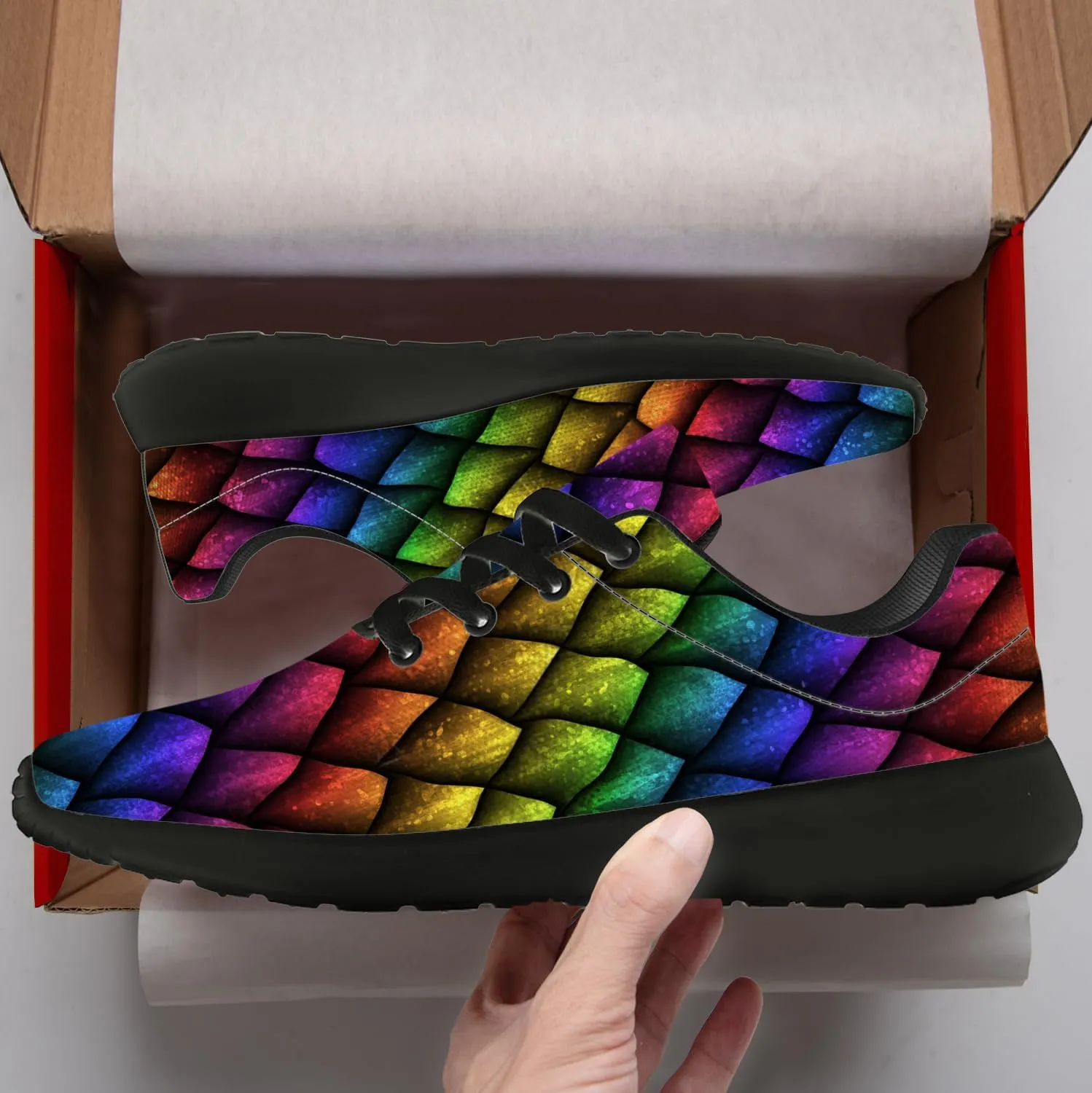 Dragon Scales Shoes for Men Women Running Shoes 3D Print Sneakers Gifts for Women Men
