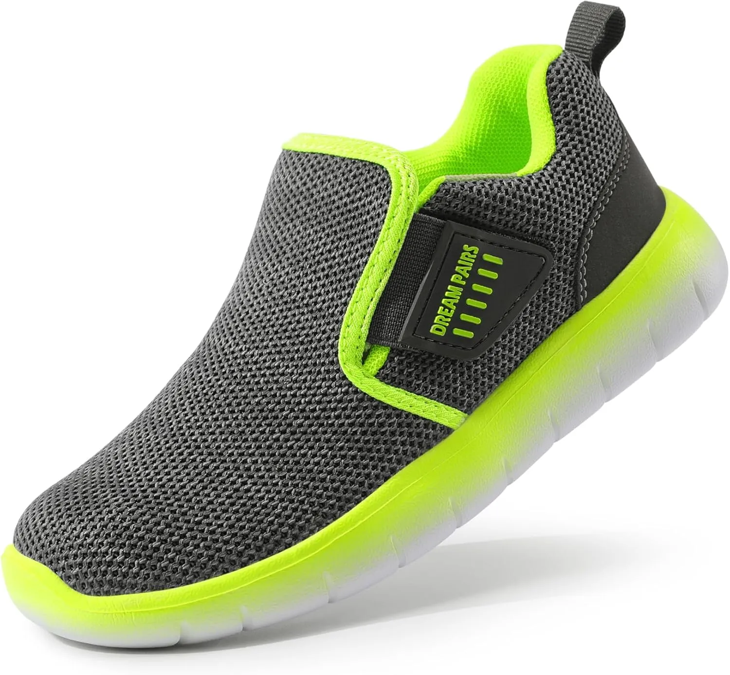 DREAM PAIRS Boys Girls Shoes Kids Slip on Tennis EZ-Ons MightyMovers Running Athletic Barefoot Zero Drop Sports Sneakers