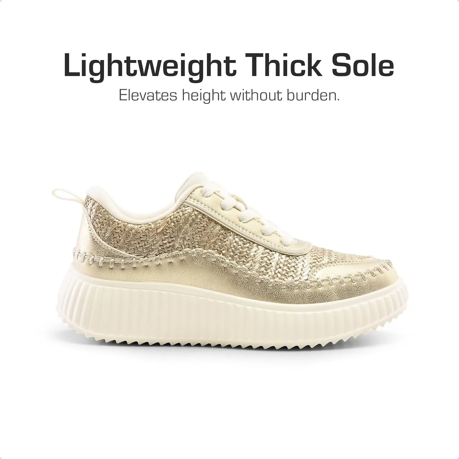 DREAM PAIRS Girls Fashion Sneakers Tennis Shoes Kids Platform Lightweight Lace Up Casual Walking Shoes