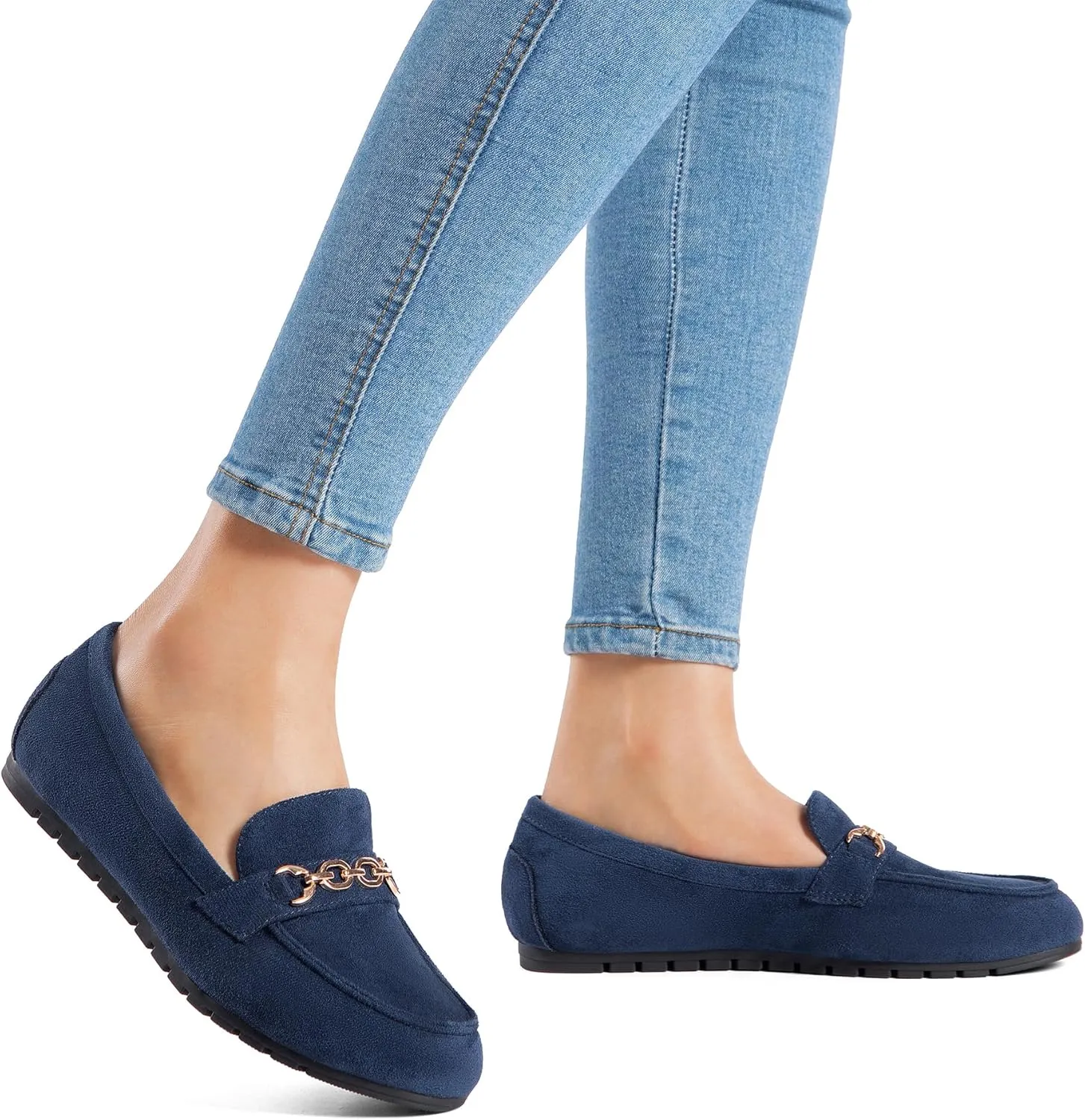 DREAM PAIRS Loafers for Women Casual Comfortable Slip On Flat Shoes Lightweight Leisure Work Shoes Comfort Walking Shoes