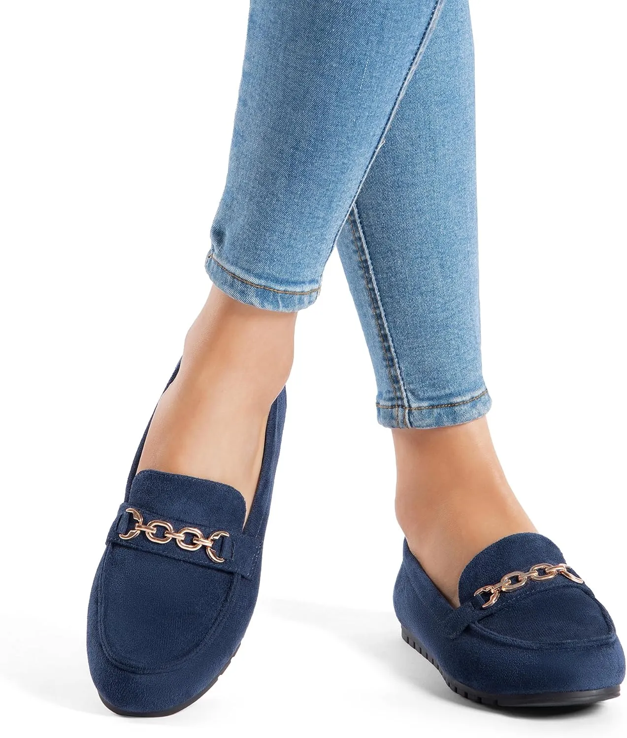 DREAM PAIRS Loafers for Women Casual Comfortable Slip On Flat Shoes Lightweight Leisure Work Shoes Comfort Walking Shoes