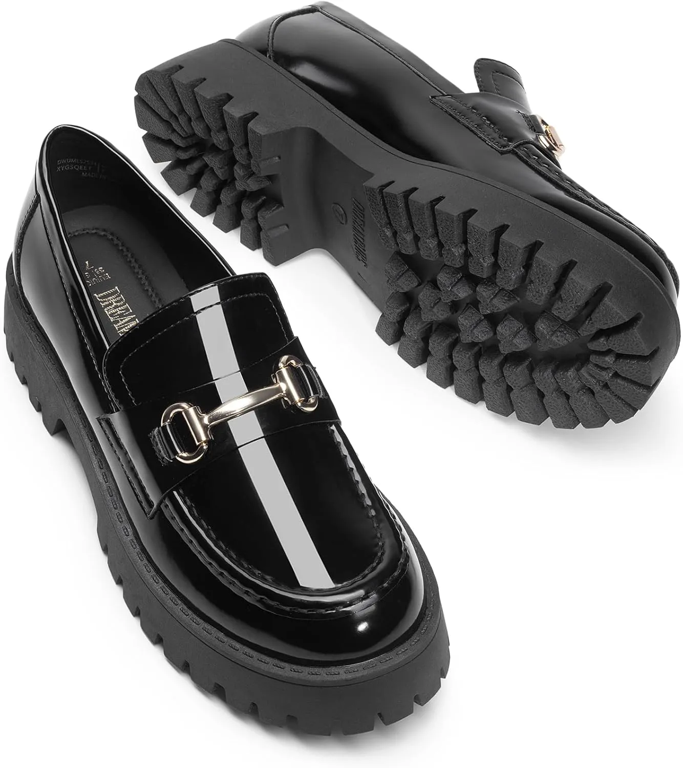 DREAM PAIRS Loafers for Women Platform Chunky Penny Loafer Slip On Casual Dressy Business Shoes with Arch Support