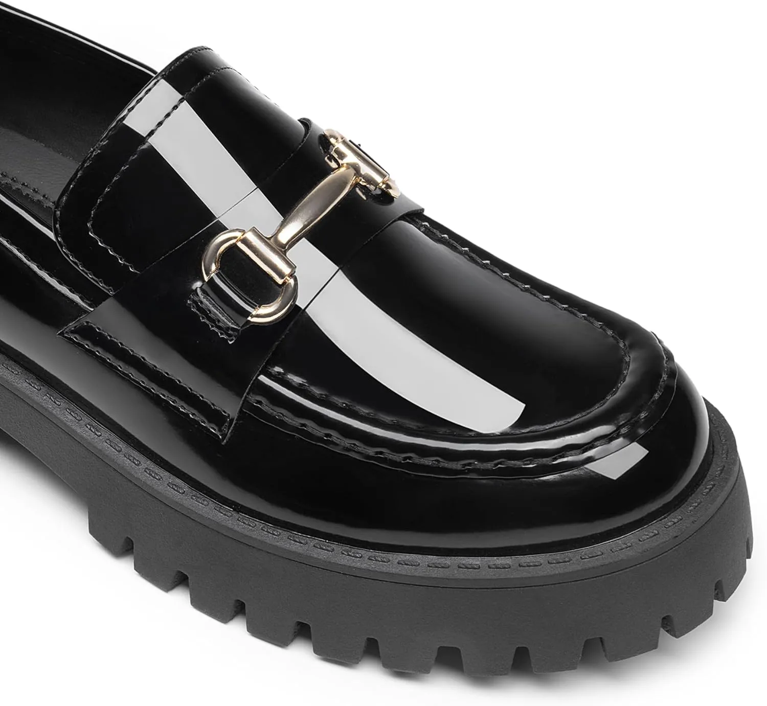 DREAM PAIRS Loafers for Women Platform Chunky Penny Loafer Slip On Casual Dressy Business Shoes with Arch Support