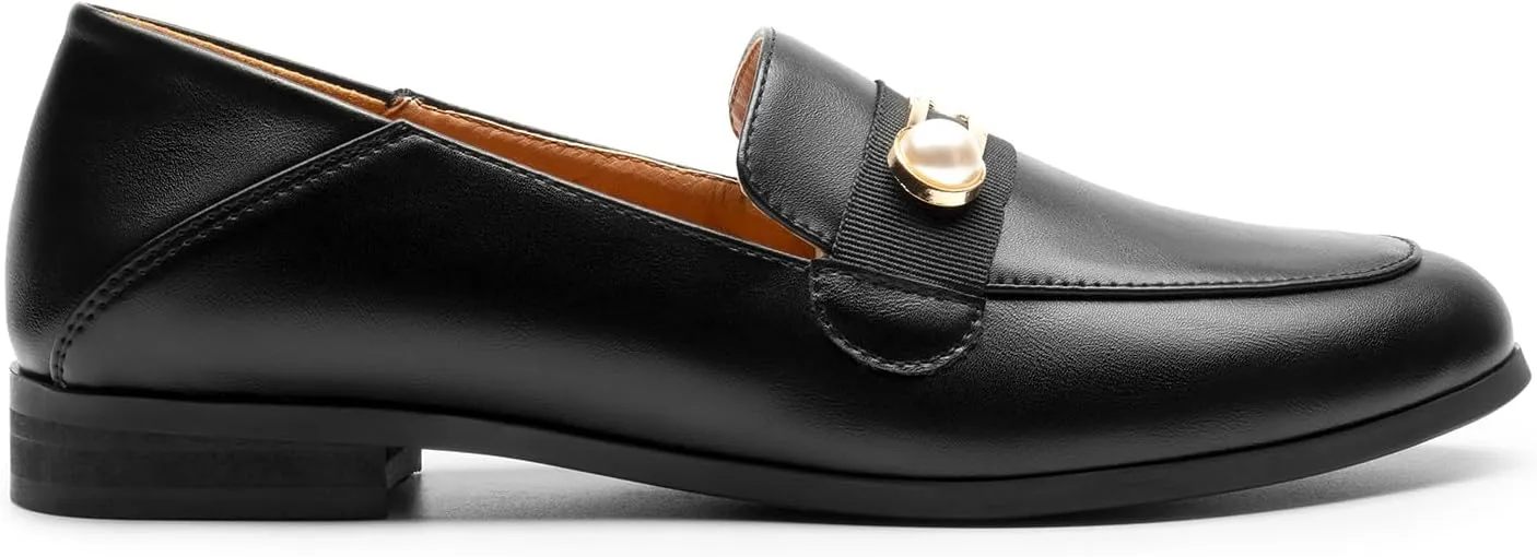 DREAM PAIRS Loafers for Women Slip On Comfortable Round Toe Casual Fashion Flats Dressy Shoes