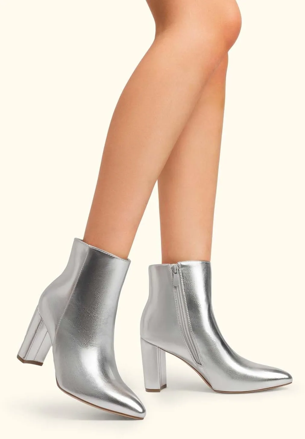 DREAM PAIRS Women's Chunky Heel Ankle Booties Pointed Toe Short Boots