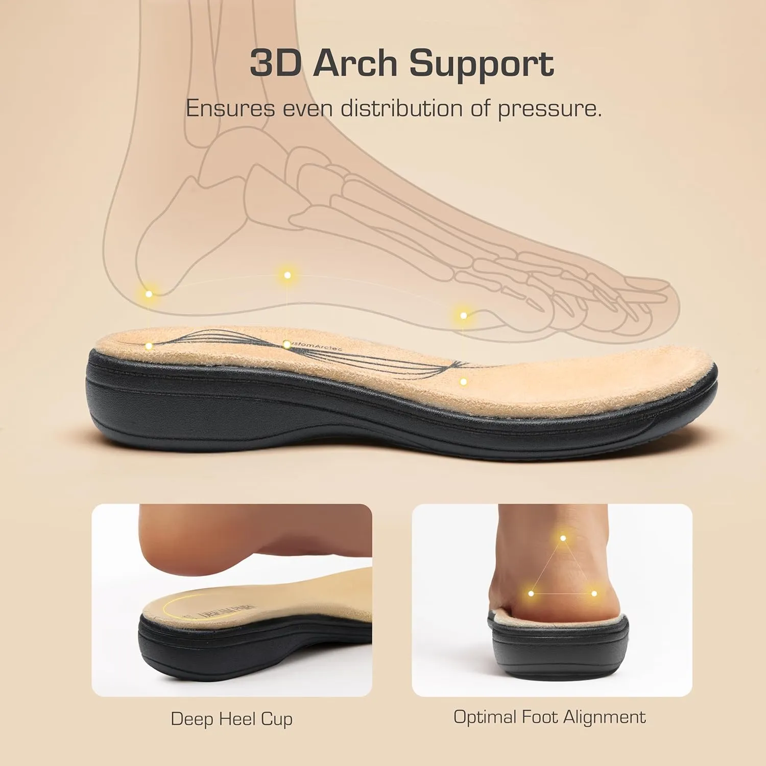 DREAM PAIRS Women's Comfort Dressy Rhinestone Summer Beach Sandals Slip-on Flat Walking Orthopedic Sandals with Elastica Back Strap