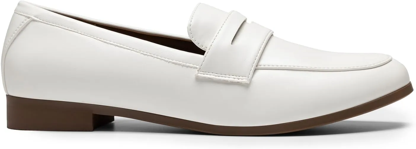 DREAM PAIRS Women's Loafers Penny Loafers Fashion Comfortable Slip On Flats for Women Dressy Shoes Work Office