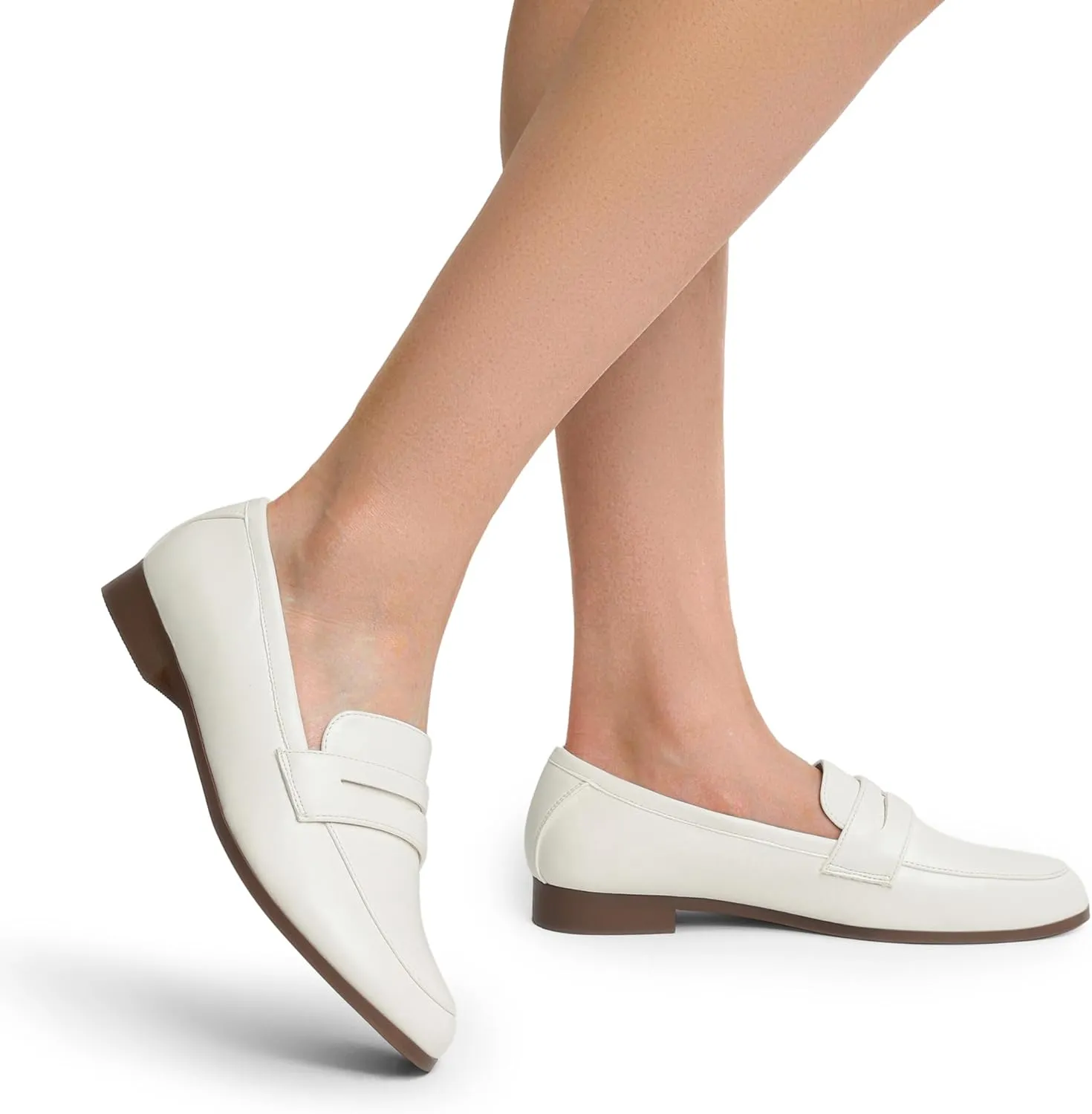 DREAM PAIRS Women's Loafers Penny Loafers Fashion Comfortable Slip On Flats for Women Dressy Shoes Work Office