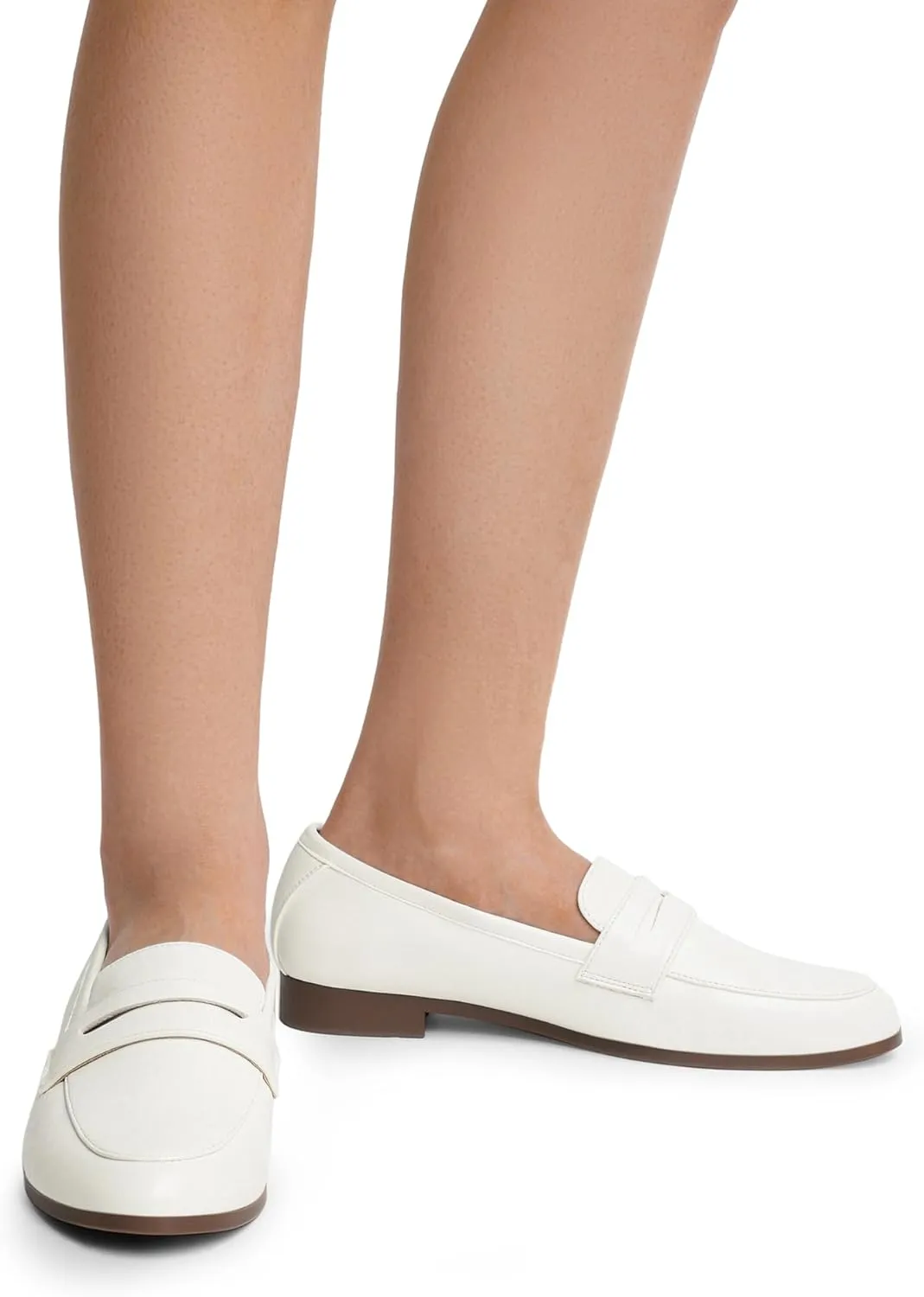 DREAM PAIRS Women's Loafers Penny Loafers Fashion Comfortable Slip On Flats for Women Dressy Shoes Work Office