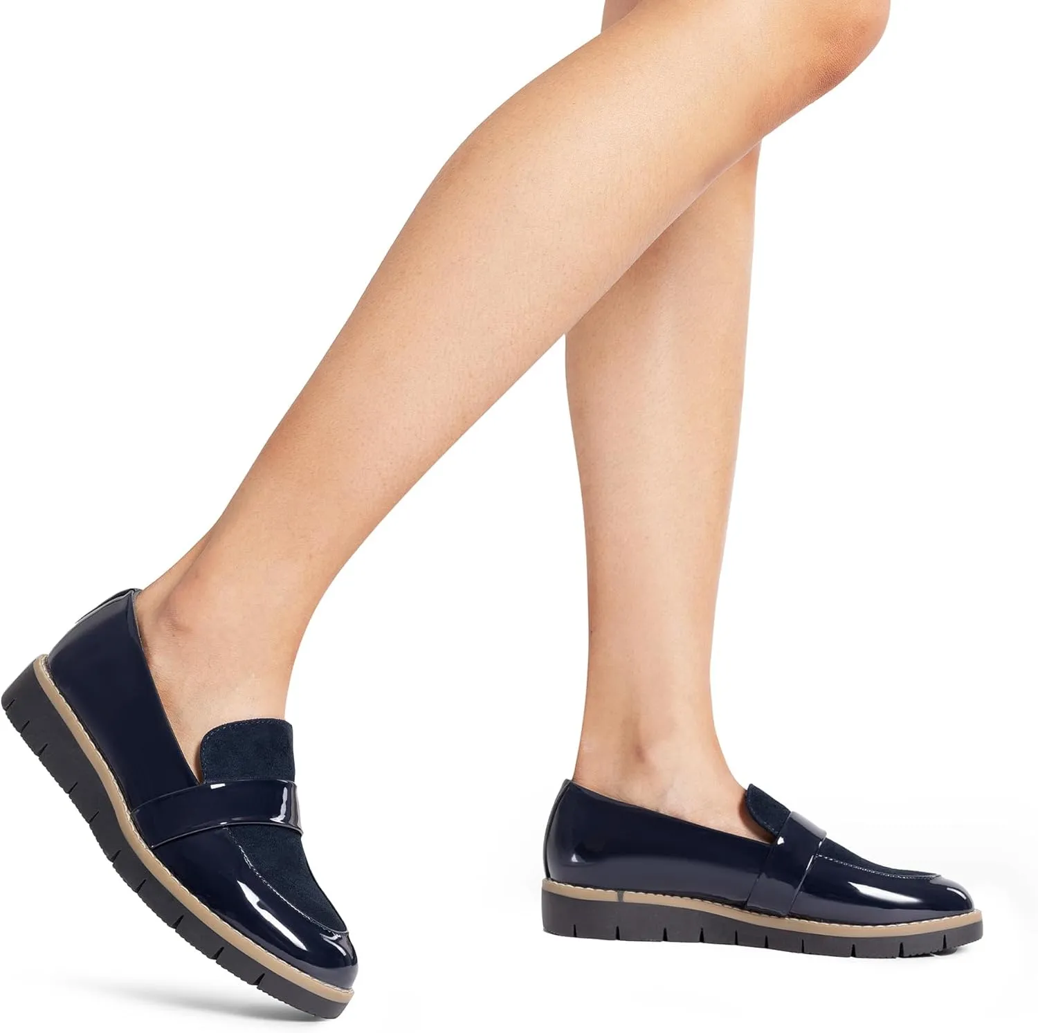 DREAM PAIRS Women's Loafers, Slip-On Business Casual Work Shoes