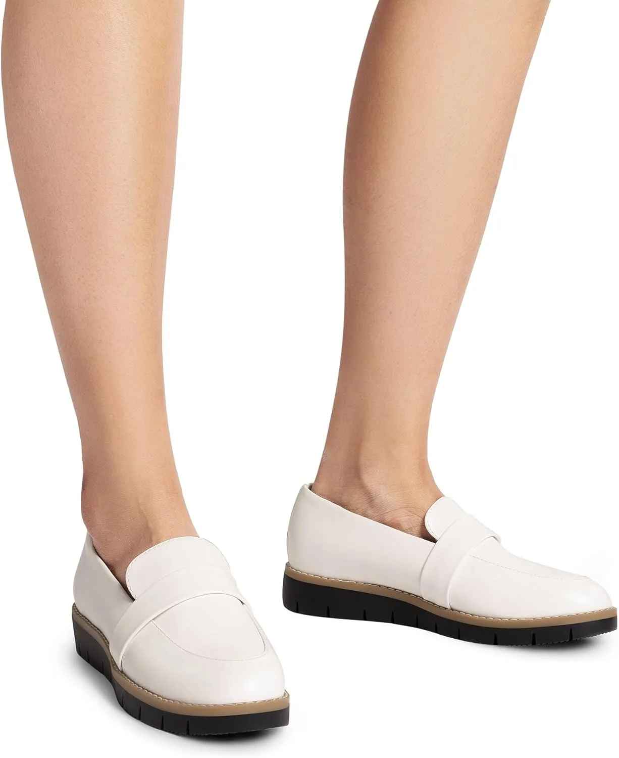 DREAM PAIRS Women's Loafers, Slip-On Business Casual Work Shoes