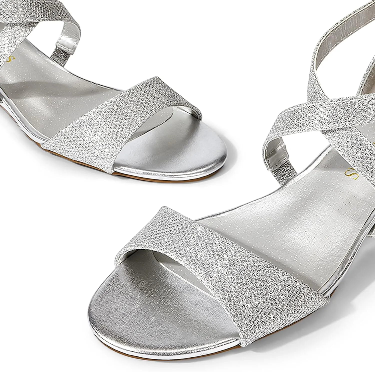 DREAM PAIRS Women's Low Wedge Sandals Ankle Strap Heel Sandal Open Toe Wide Dress Summer Shoes