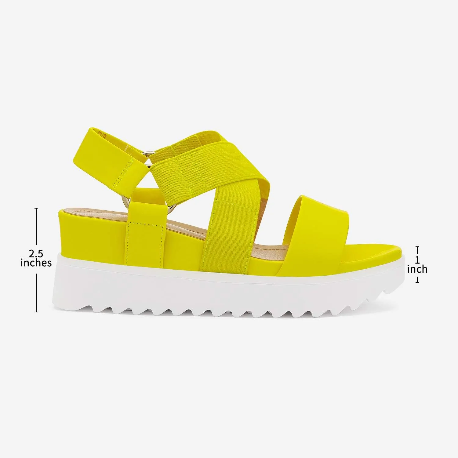DREAM PAIRS Women’s Open Toe Ankle Strap Platform Wedge Sandals