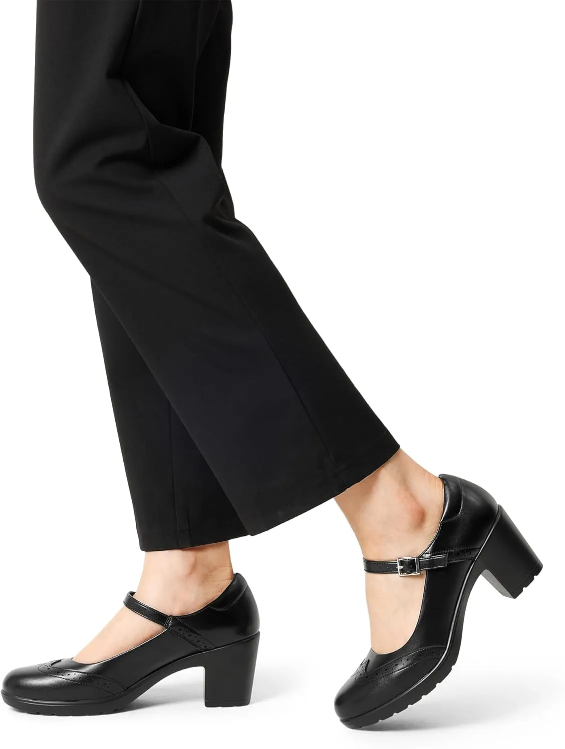 DREAM PAIRS Women's Oxfords Mary Jane Dress Shoes Heels for Women