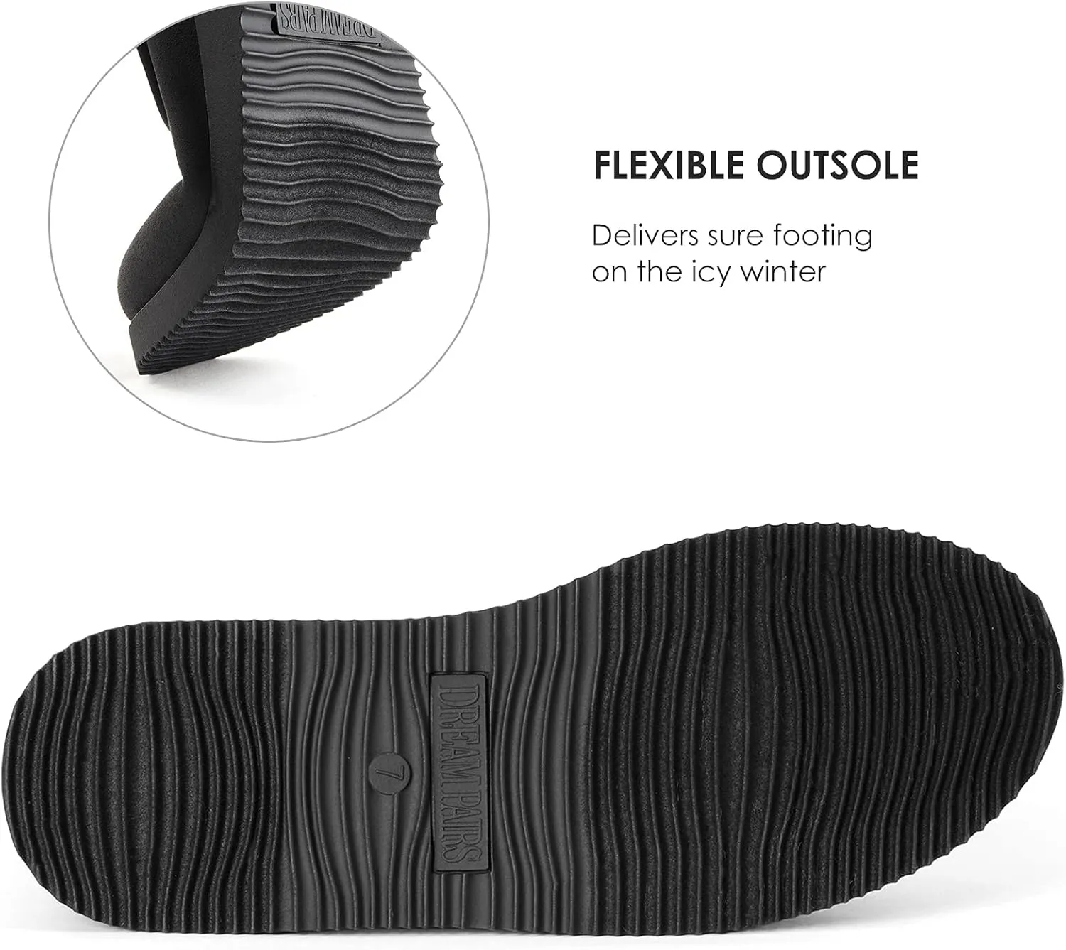 DREAM PAIRS Womens Winter Snow Boots Mid-Calf Fashion Furry Warm Tall Boot