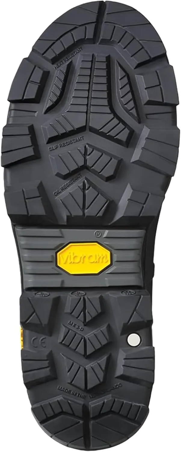 DUNLOP Men's High-top Rubber Boot with Flat Heel and Buckle Closure Protective Footwear