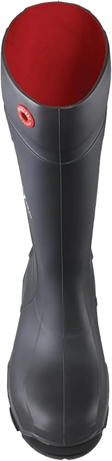 DUNLOP Men's High-top Rubber Boot with Flat Heel and Buckle Closure Protective Footwear