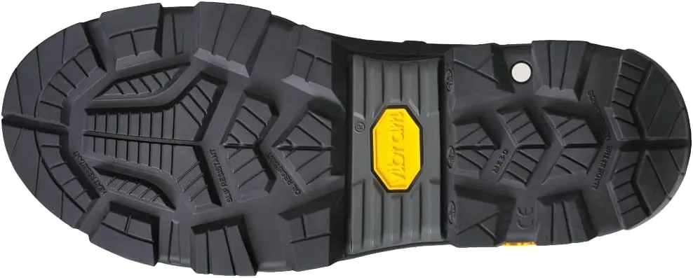 DUNLOP Men's High-top Rubber Boot with Flat Heel and Buckle Closure Protective Footwear