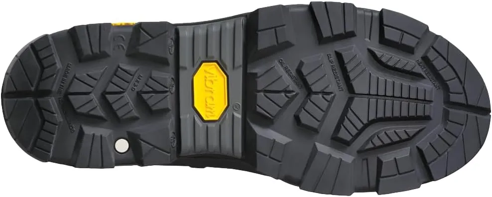DUNLOP Men's High-top Rubber Boot with Flat Heel and Buckle Closure Protective Footwear
