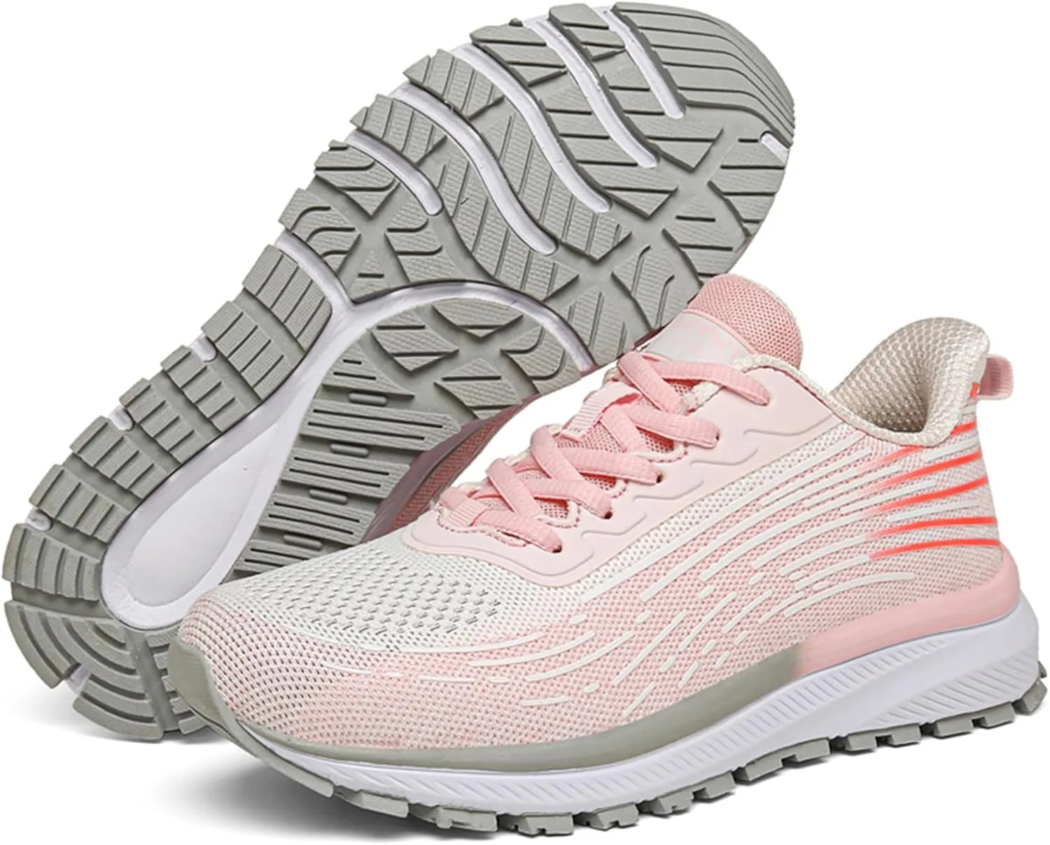 DUORO Womens Walking Shoes Comfortable Lightweight Breathable Non Slip Athletic Gym Workout Training Sneakers