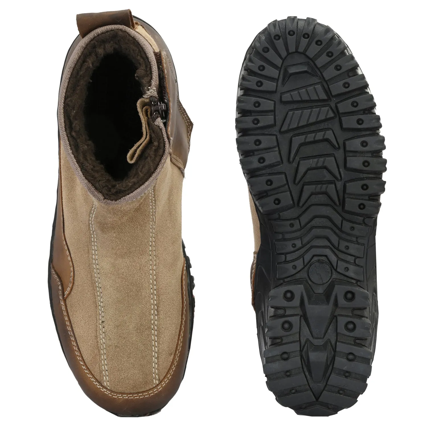 Eego Italy Snug Genuine Leather Winter Snow Boots With Fur