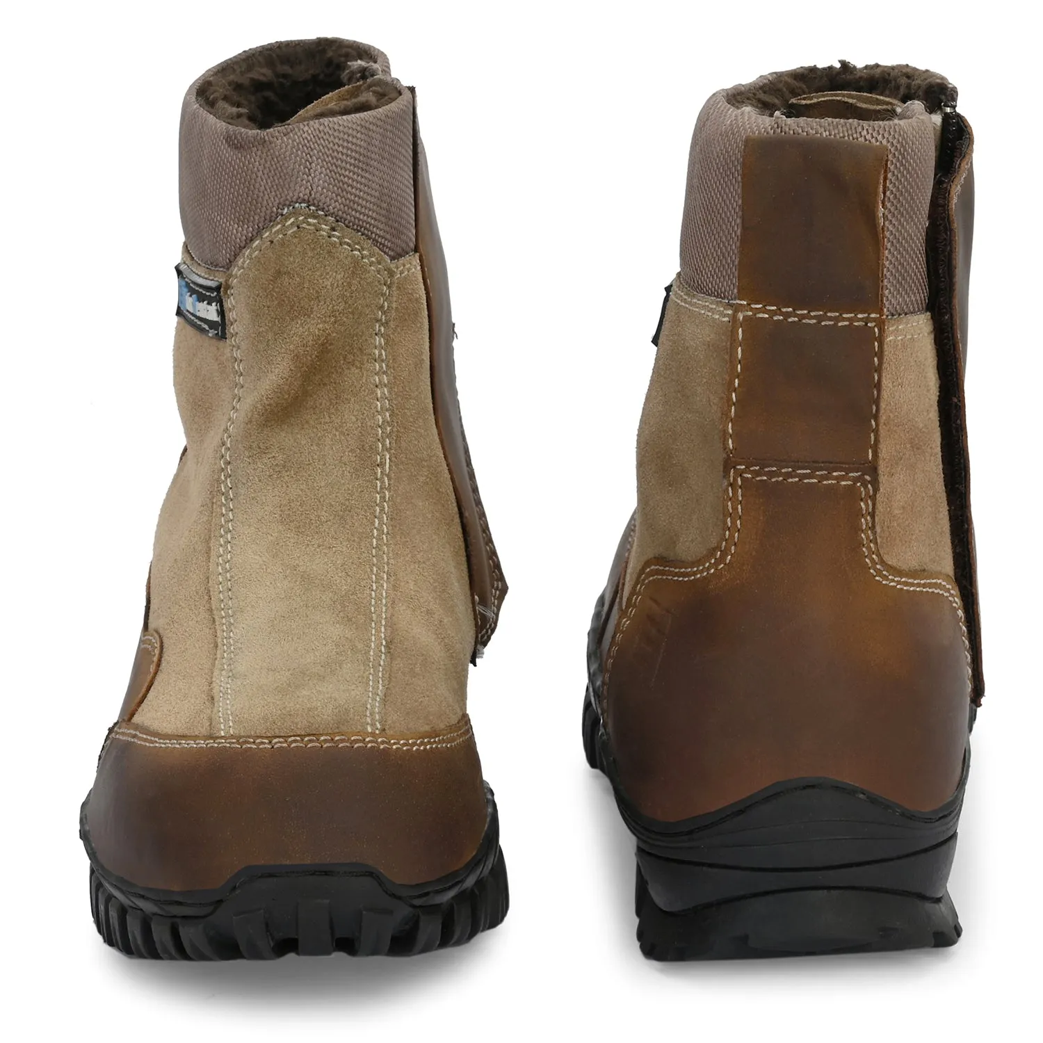Eego Italy Snug Genuine Leather Winter Snow Boots With Fur