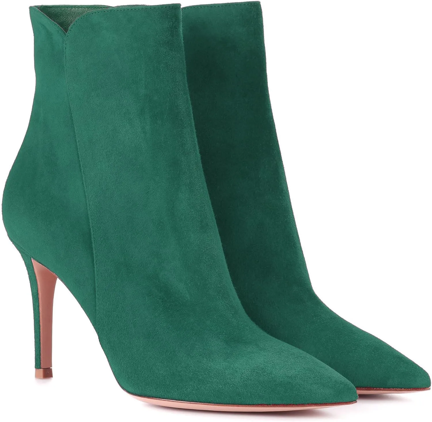Eldof Women Mid High Heel Bootie | 8cm Pointy Toe Stilettos Ankle Boots | Women's Fashion Stiletto High Heel Ankle Boots