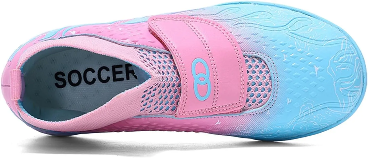 Eliogn Kids' Turf Soccer Shoes Indoor Football Outdoor Soccer Shoes Athletic Actual Combat Training Shoes(Little Kid/Big Kid)