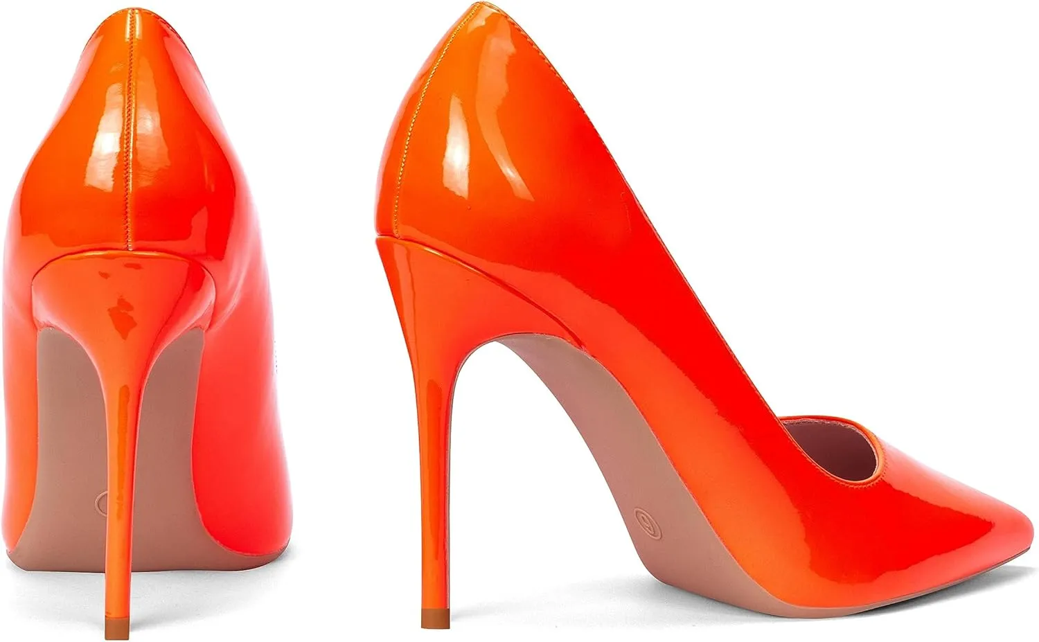 Elisabet Tang High Heels, Womens Pointed Toe Slip on Stilettos Party Wedding Pumps Basic Shoes