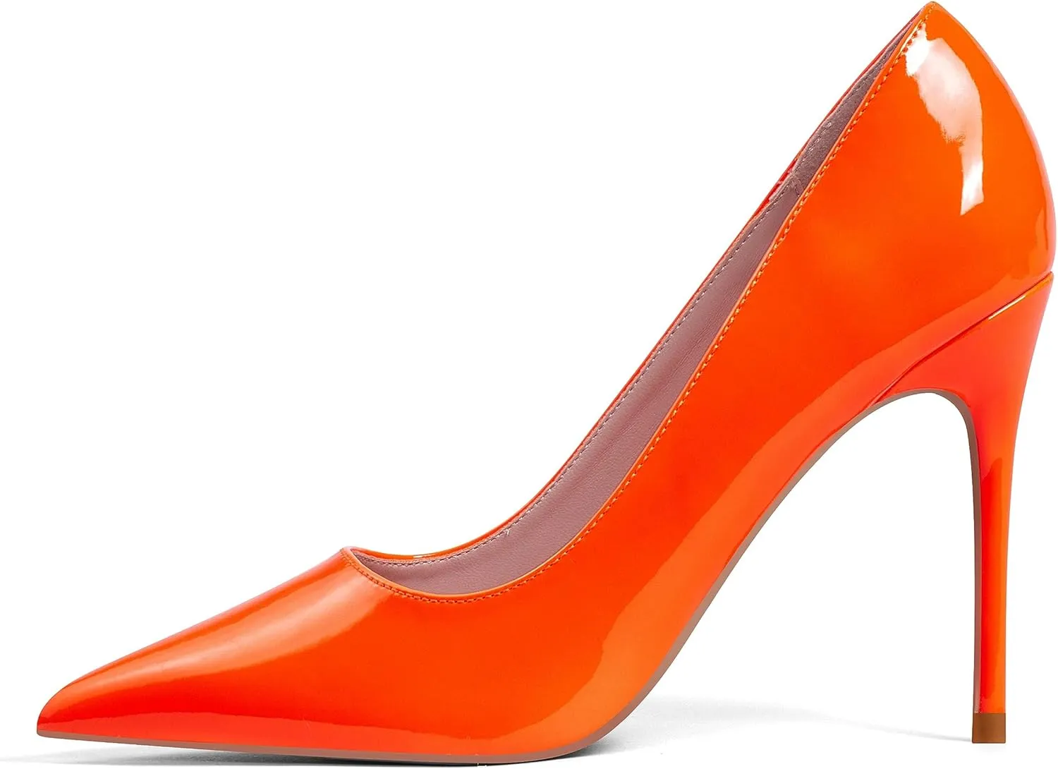Elisabet Tang High Heels, Womens Pointed Toe Slip on Stilettos Party Wedding Pumps Basic Shoes
