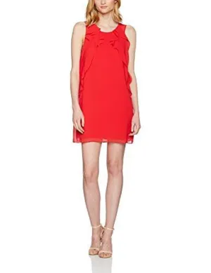 Eneration Ruffle Tent Dress Cranberry Small