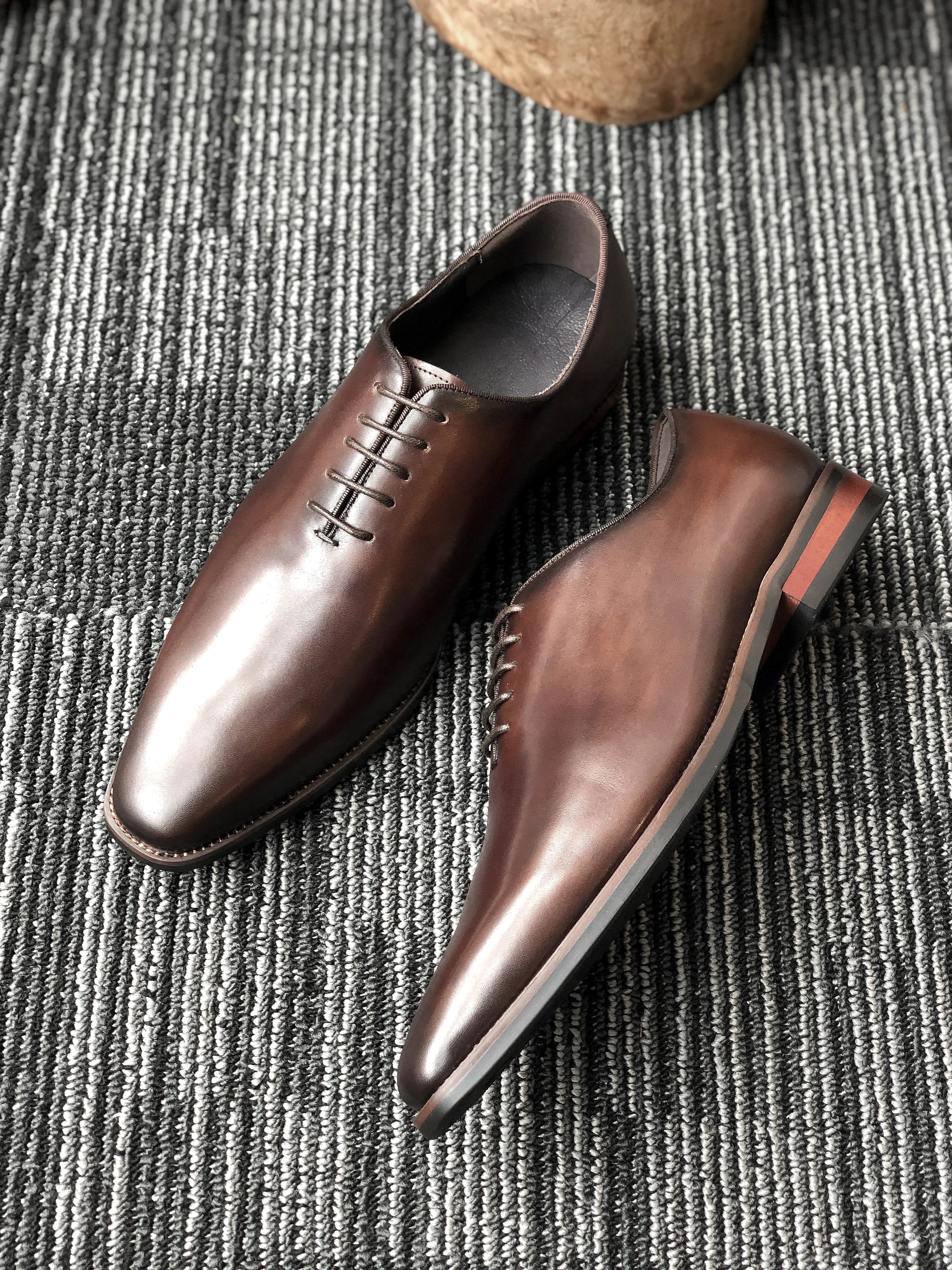 Espresso Enigma Brown Oxfords