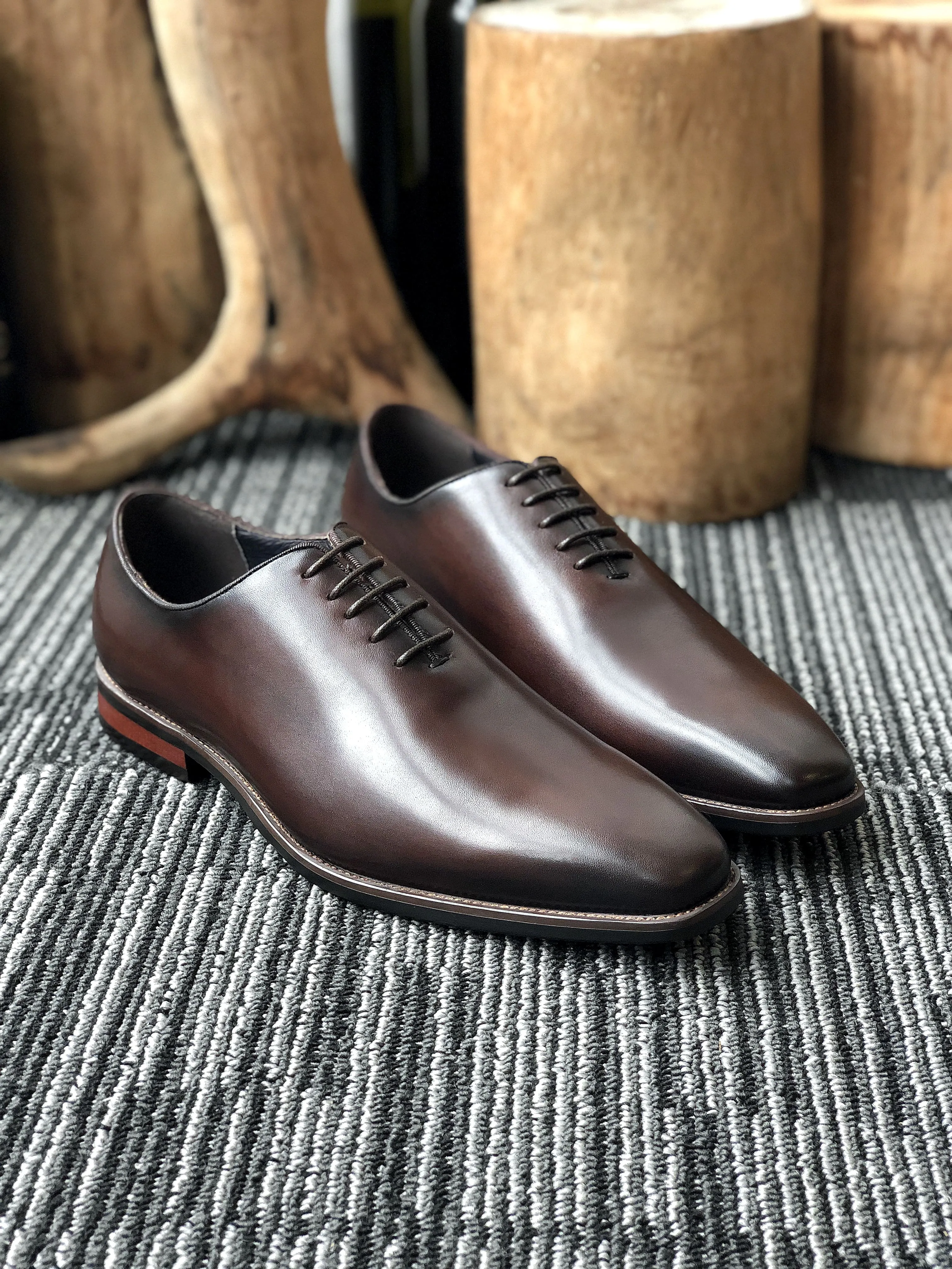 Espresso Enigma Brown Oxfords
