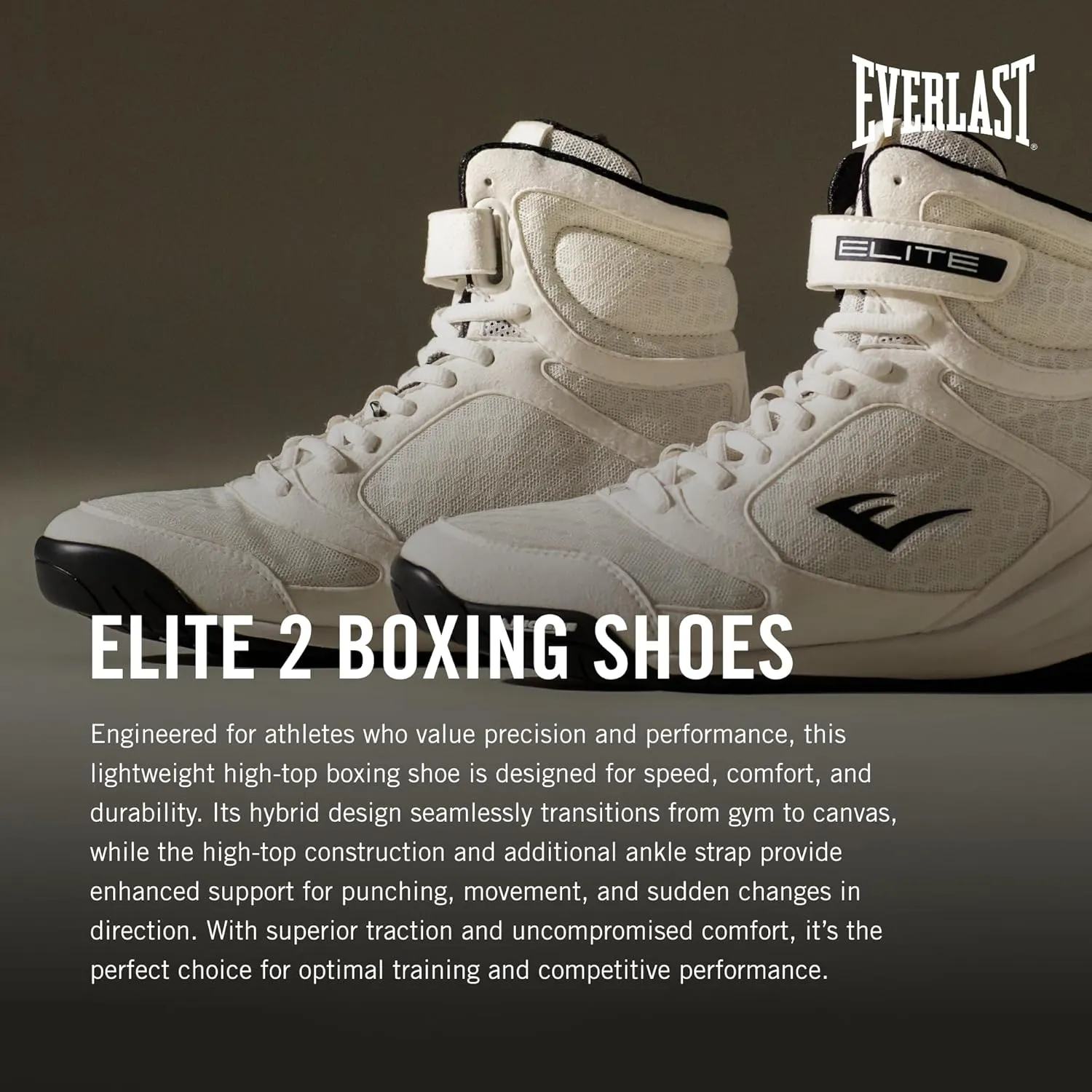 Everlast Elite V2 Boxing Shoes: Your Ultimate Training Companion for Excellence and Durability Boxing Shoes, Elite 2 Shoes, Training Footwear